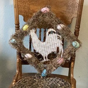 Handmade country Chicken wall decor